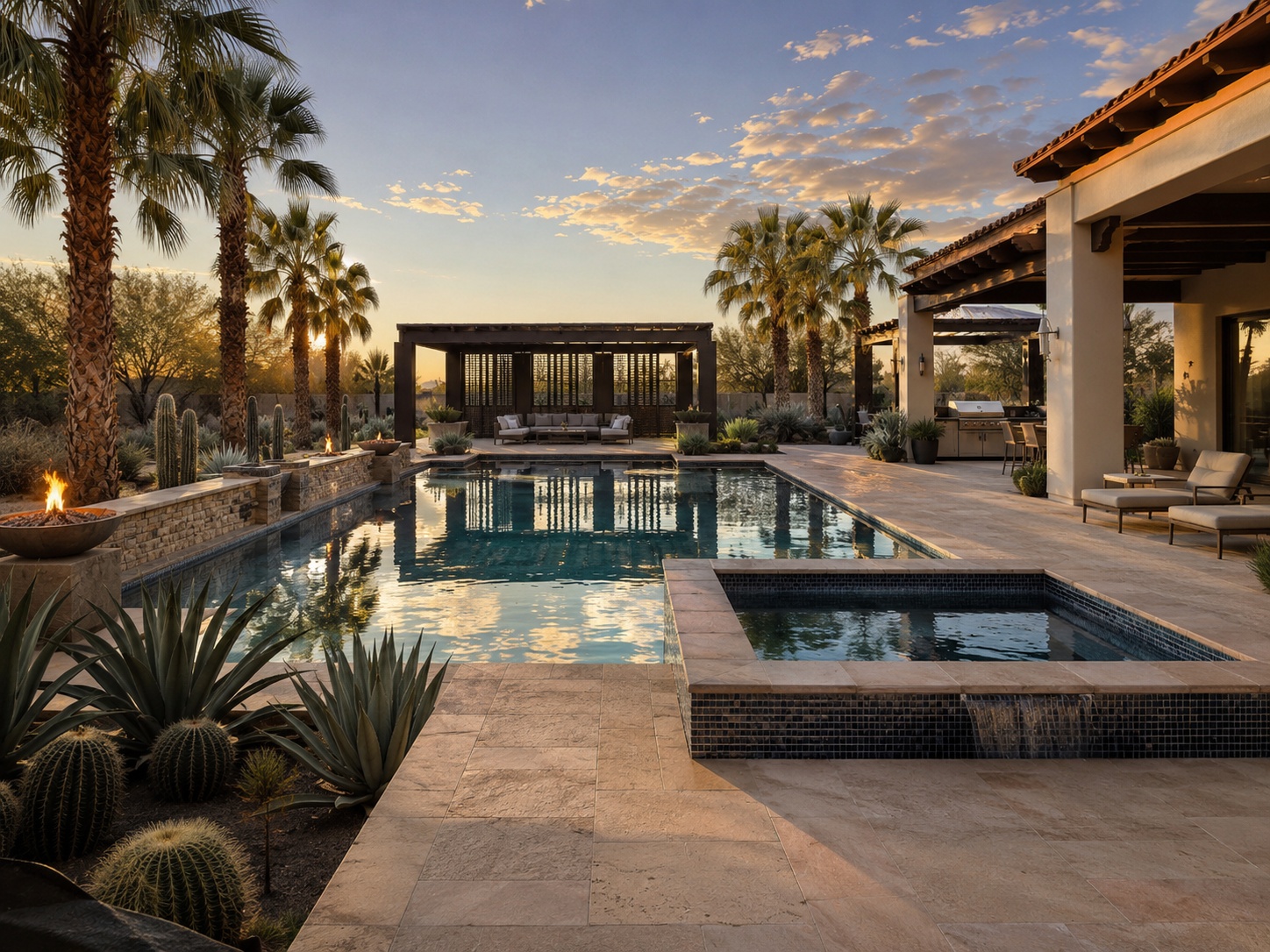 Spy Designs twilight desert oasis design