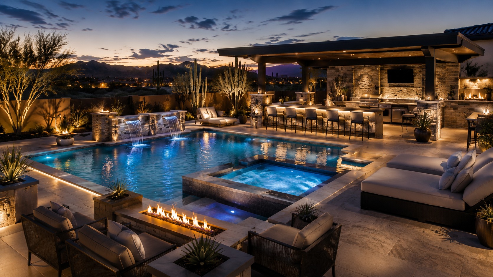 Spy Designs desert backyard design concept